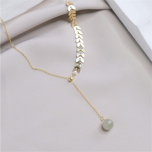 real natural green jade necklaces for women lucky vintage jade choker pendant jewelry handmade jewel