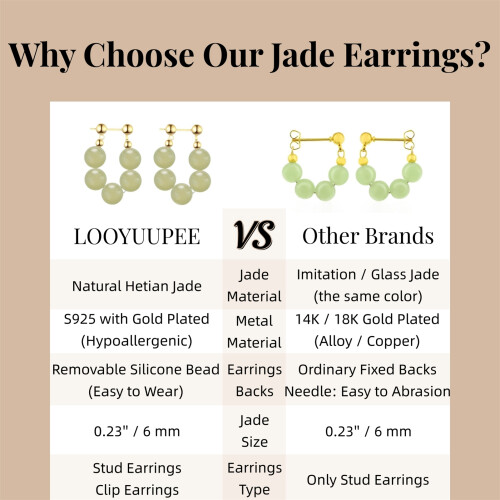 real natural green jade earrings for women gold jade earrings dainty jade stud hoop handmade jewelry