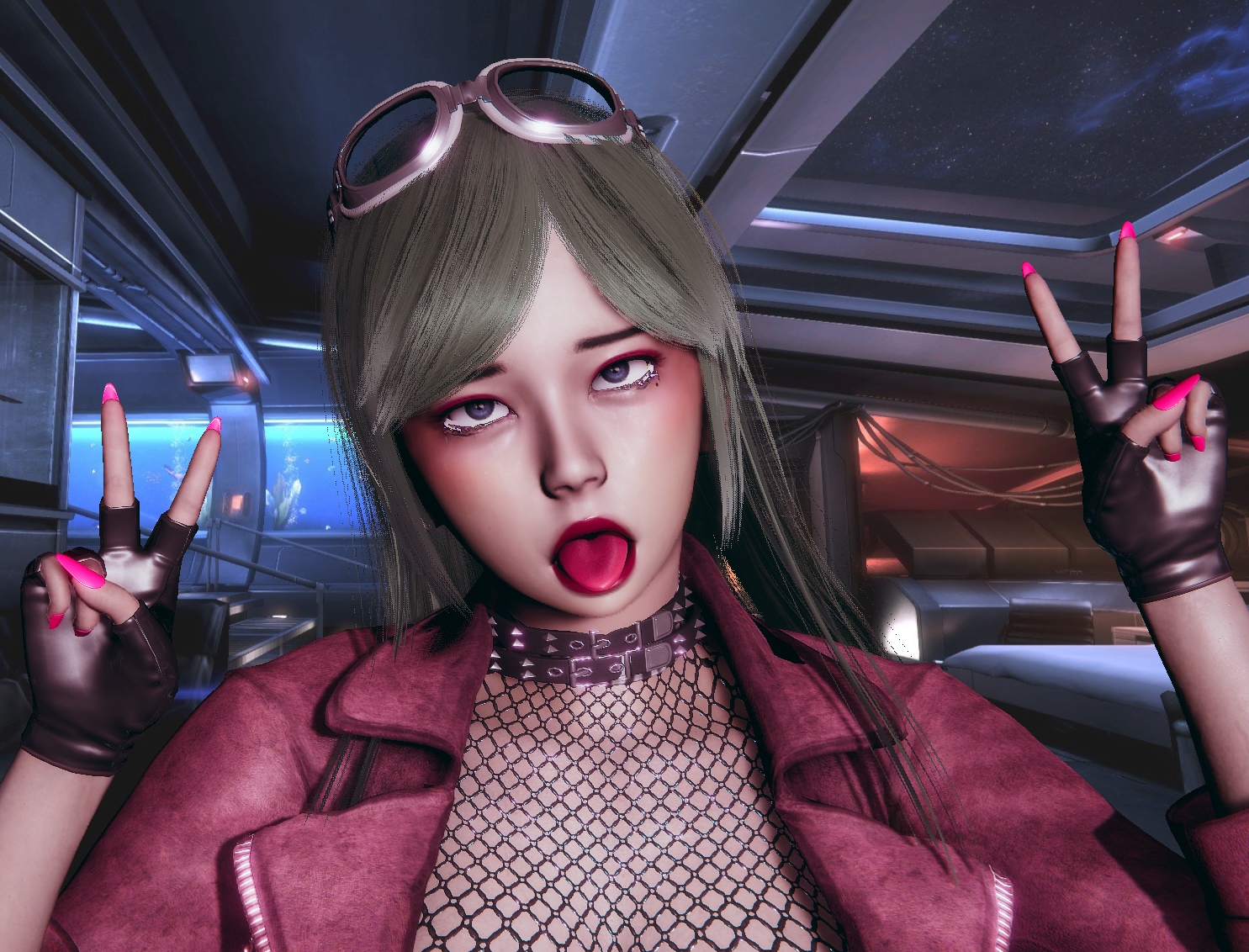 【Cheryl】自捏人物卡分享：机能风小姐姐