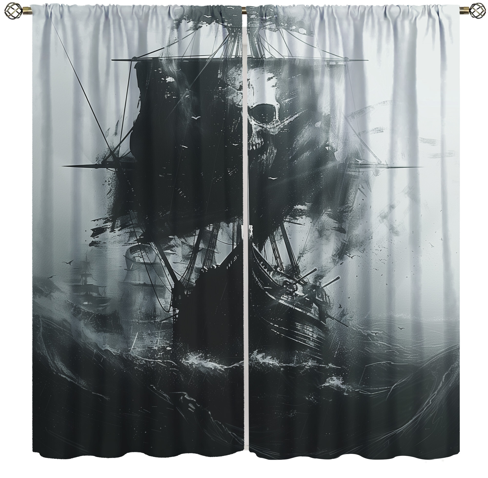Pirate curtain 5