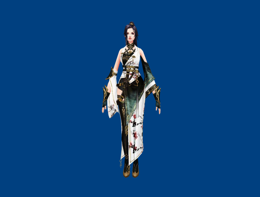 【奇迹MU】【装备】梅花衫武侠女-有福气