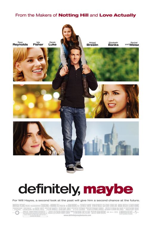 
		                    《爱情三选一 Definitely, Maybe》的海报和截图（1/13）