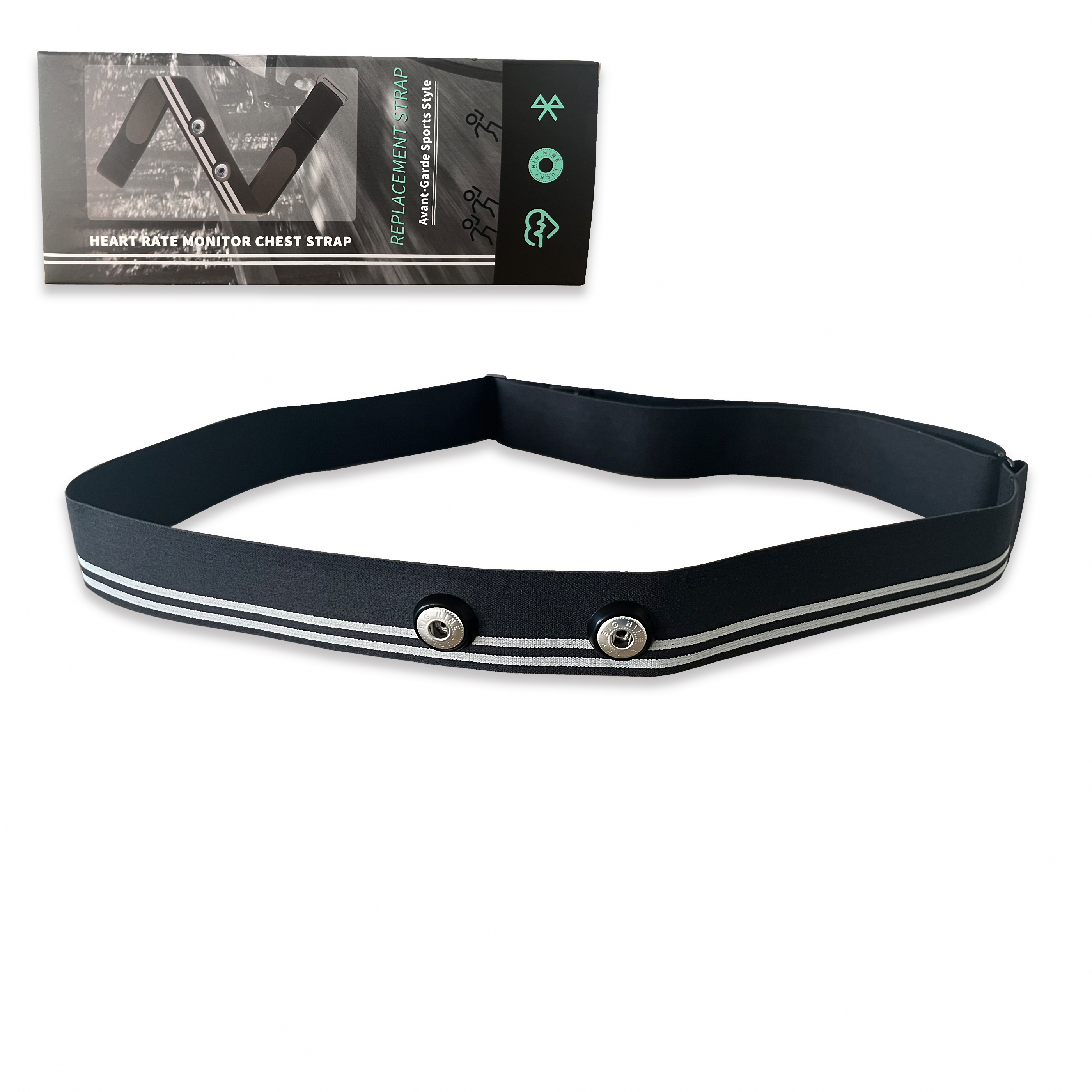 LUCKY BIG NINE heart-rate chest strap