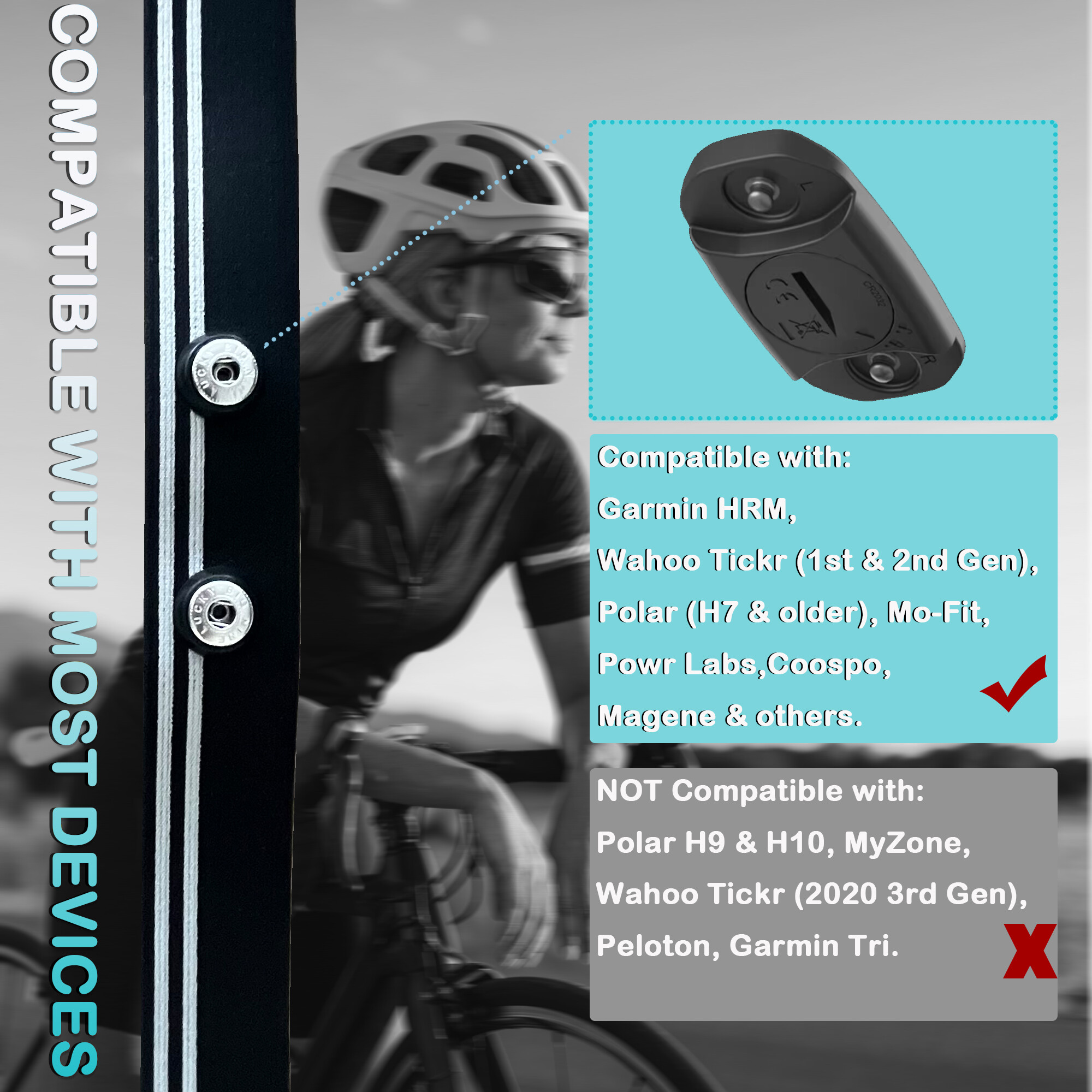 Wahoo Tickr compatible band