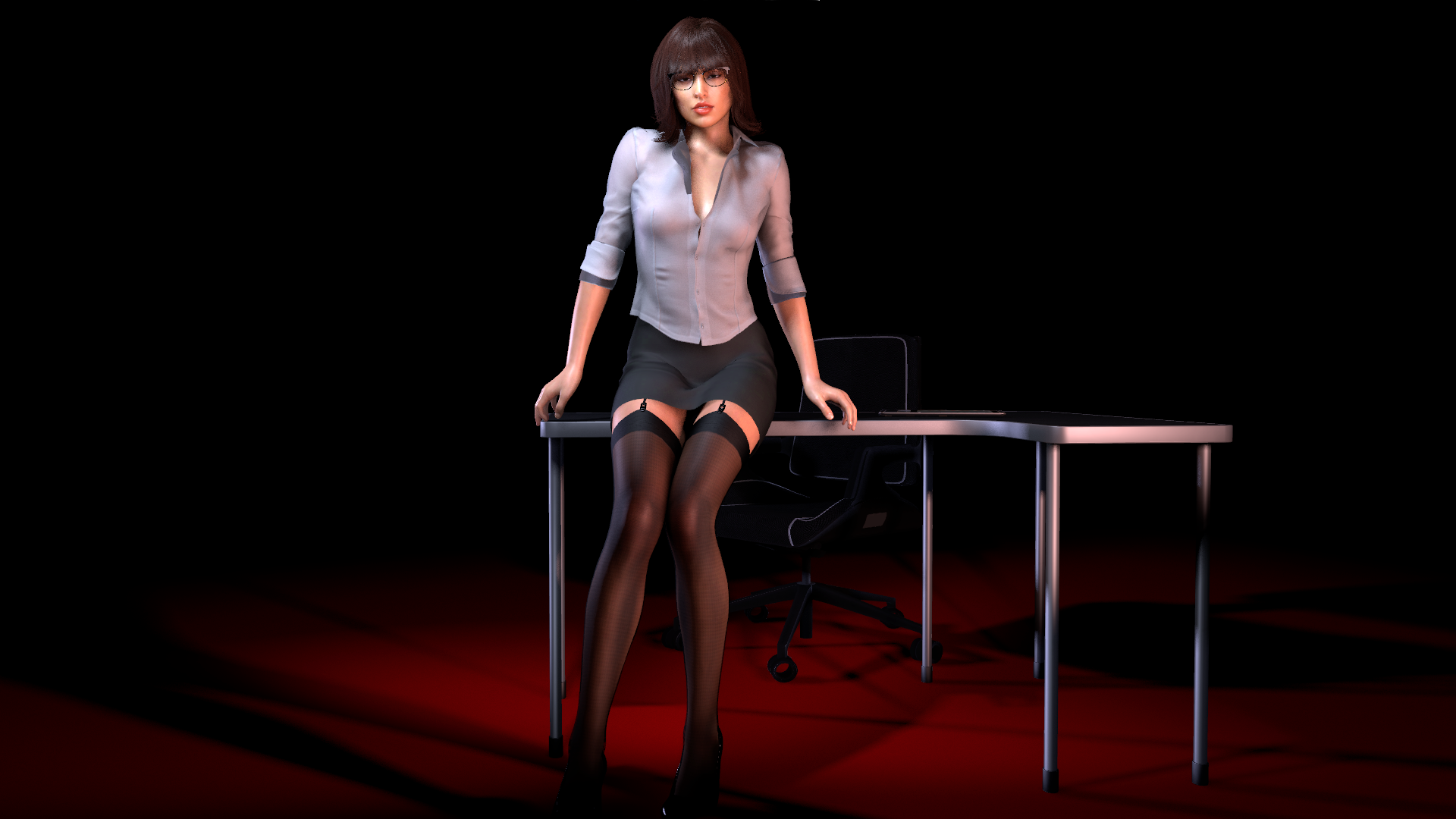 vam scene KM453 Temptation in the Office