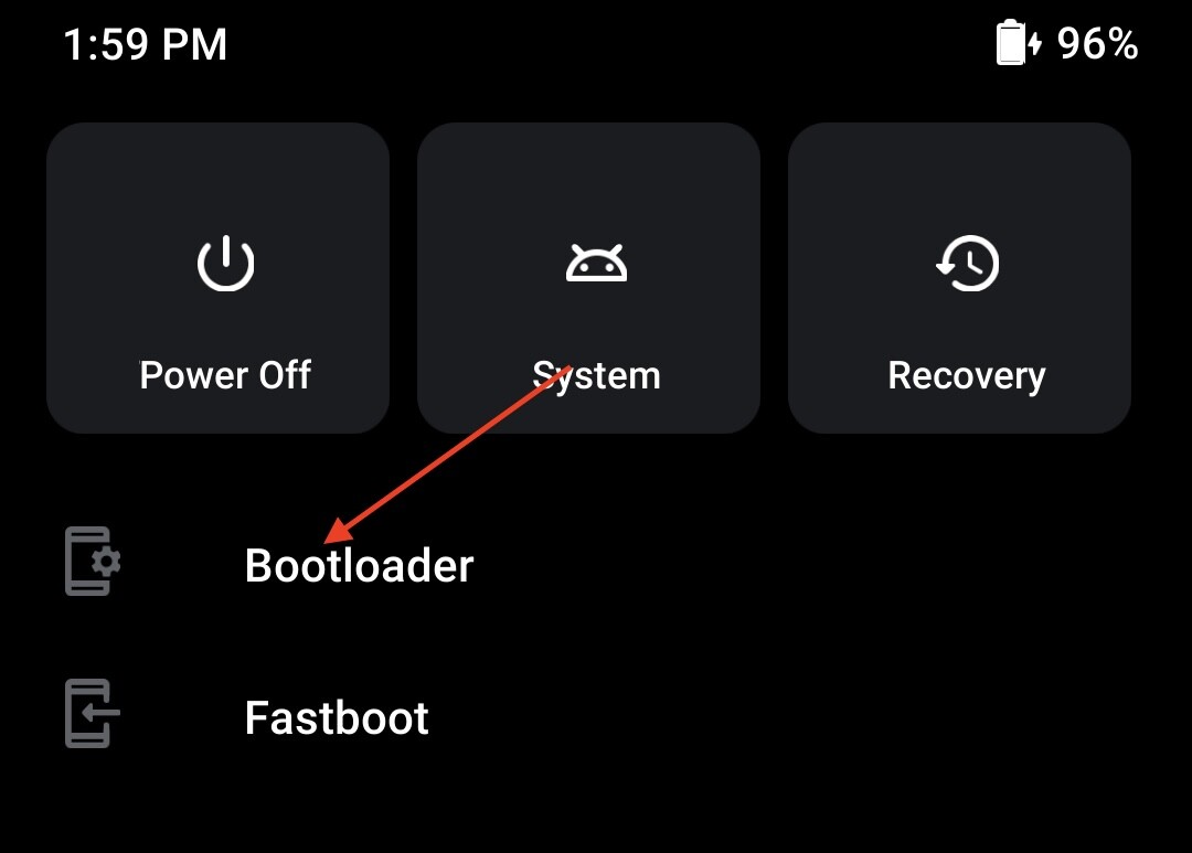 重启到Bootloader