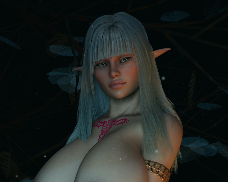 vam scene Azur.Busty Elf and Her Secret Love