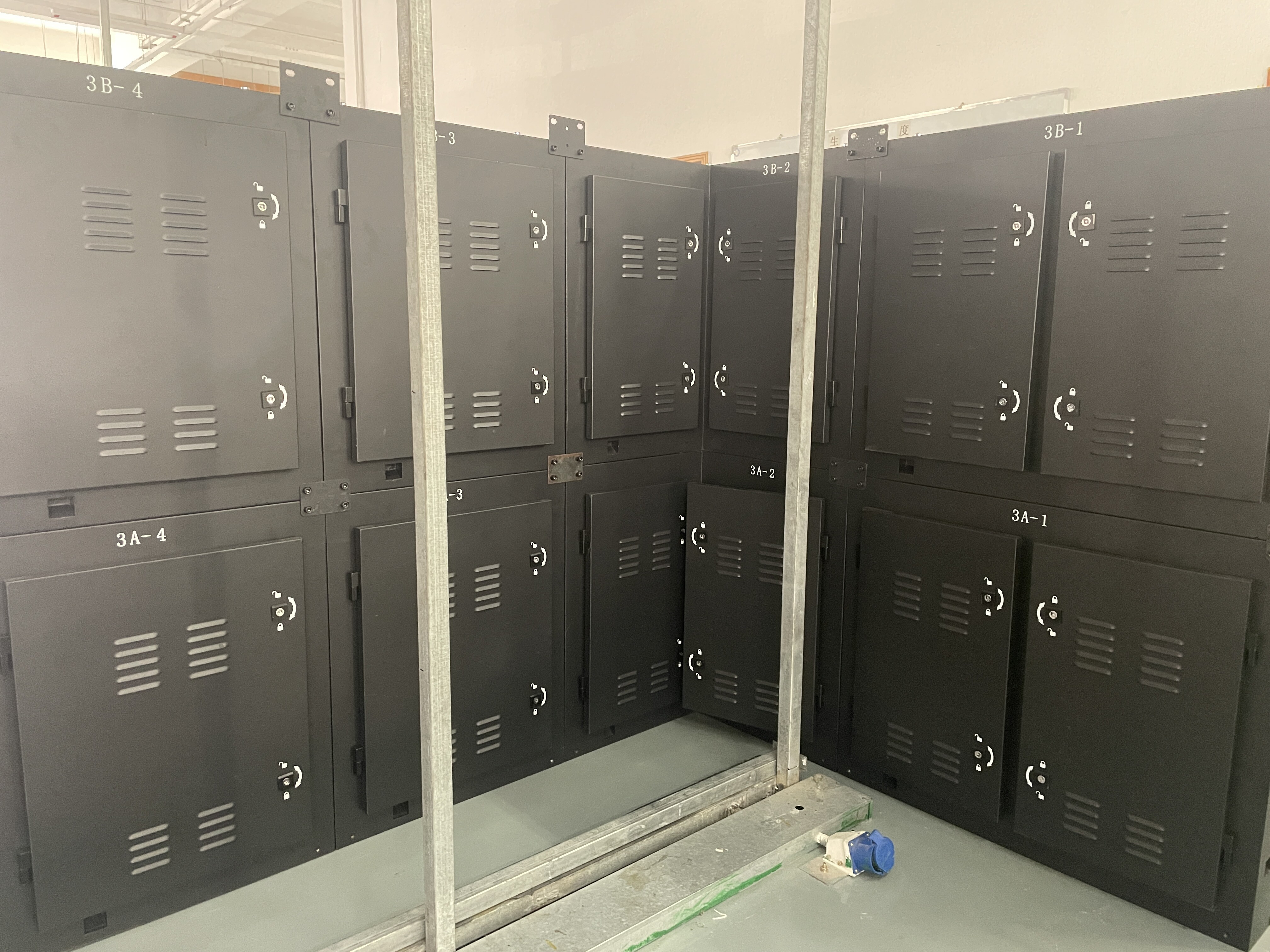 fixed led display metal cabinet