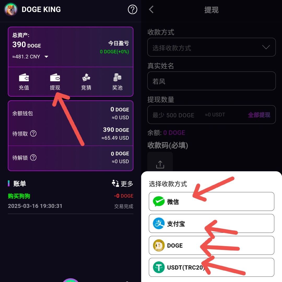 图片[4] - DOGE KING白嫖800个狗狗币 - 炑冉分享站