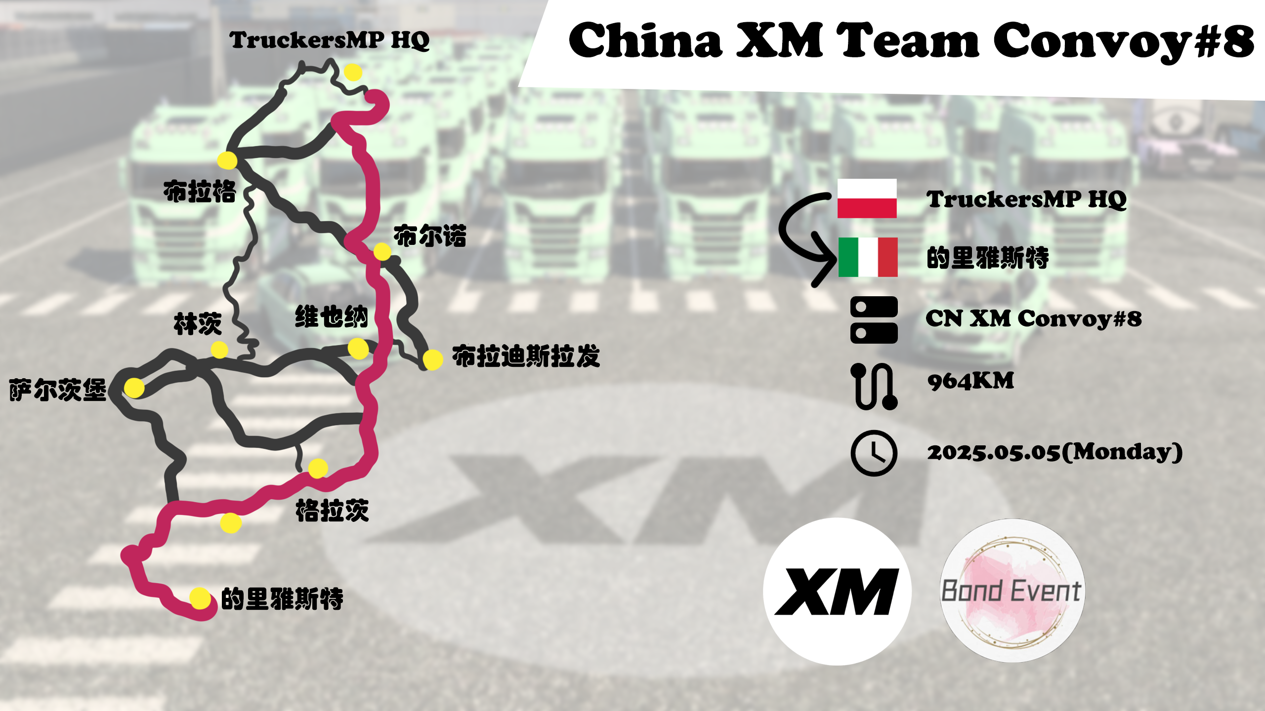 Convoy Route