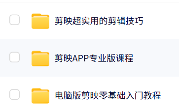 电脑版剪映零基础入门教程+剪映APP专业版课程（两套教程）-时令官IP站