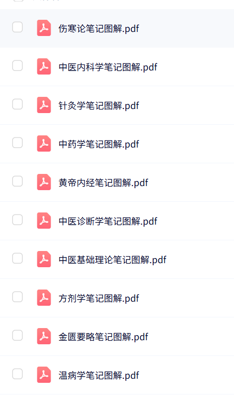 中医基础课程笔记图解十本-时令官IP站