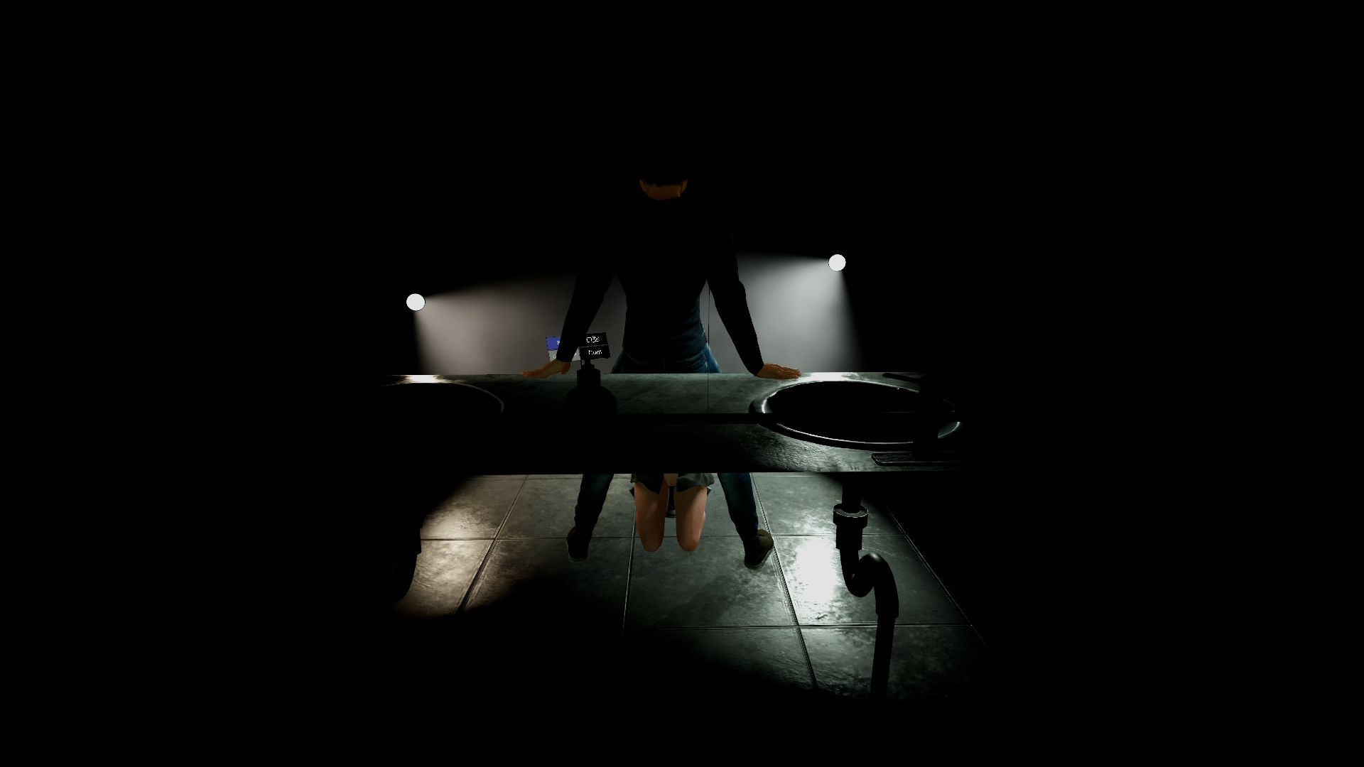 vam scene IAmAFox.Yami Public Washroom BJ.2