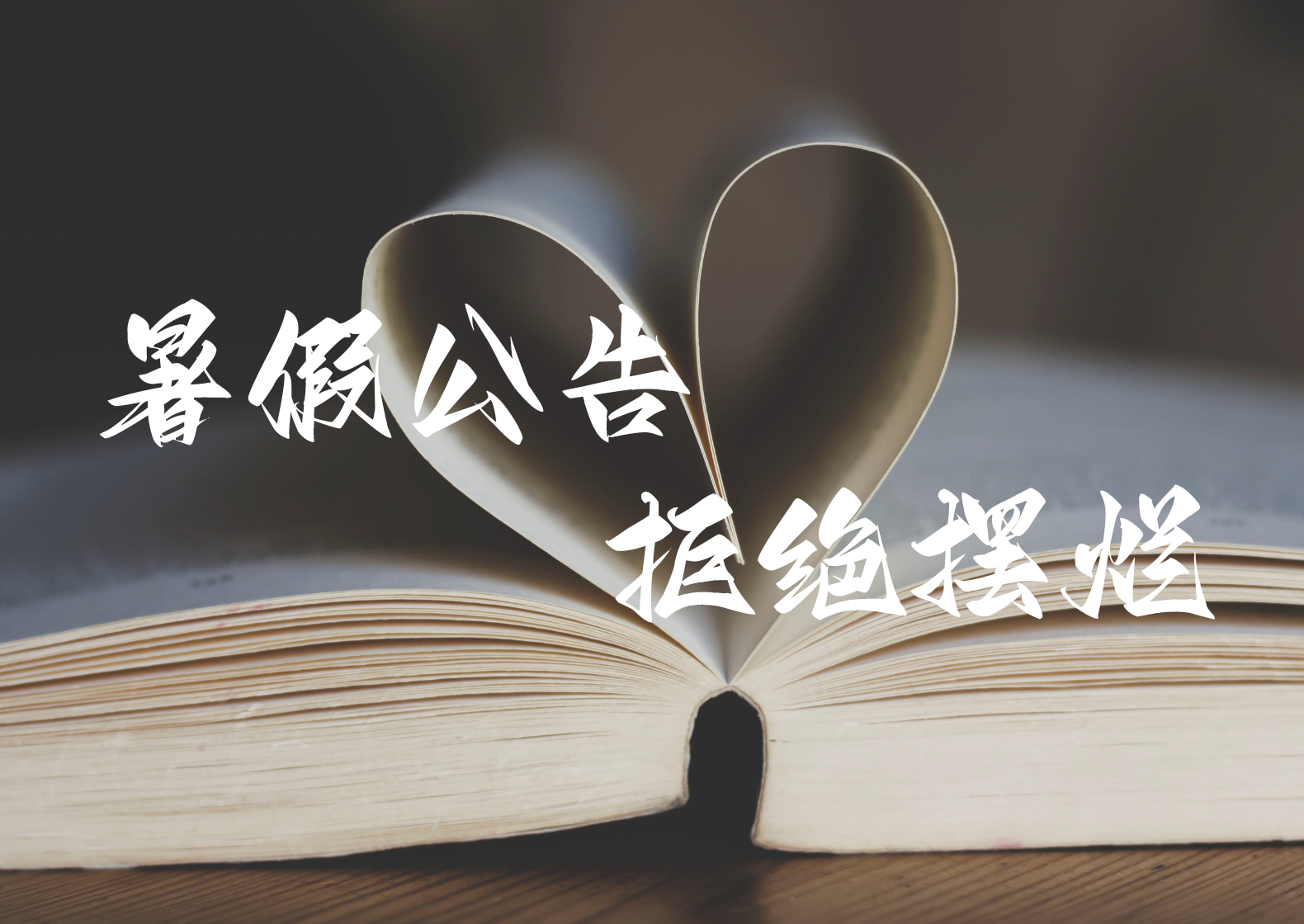 暑假公告（bushi）