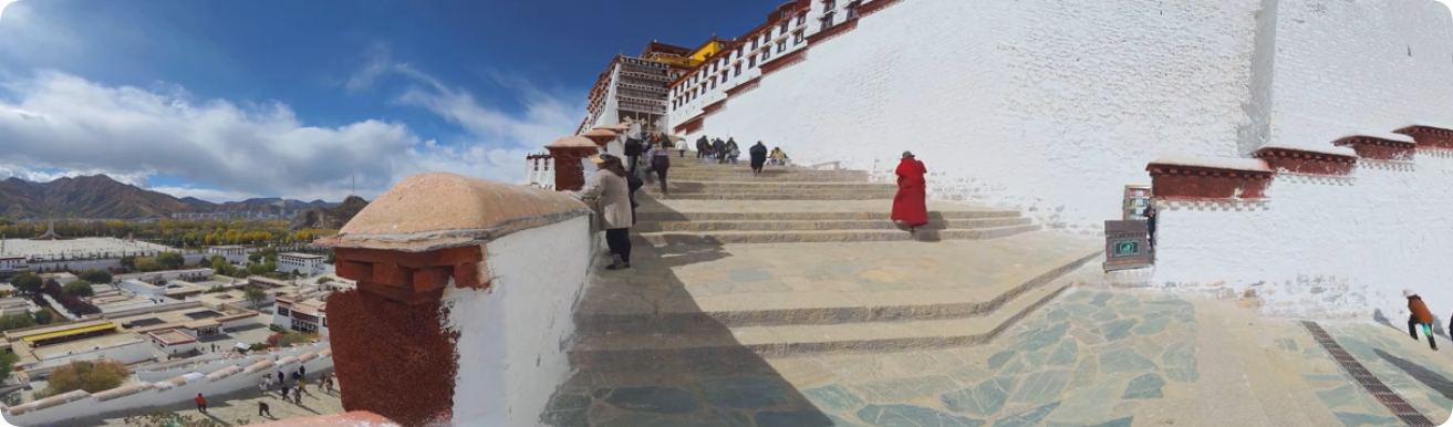 VR 360° 2D 8K 西藏风景