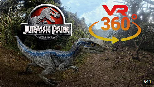 VR 360° 3D 侏罗纪公园 小蓝