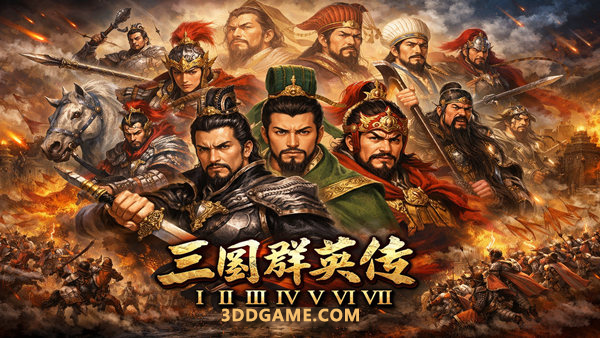 三国群英传1-7最终传奇合集|豪华中文|枭雄逐鹿-谋阵风云|解压即撸|-3DD游戏屋