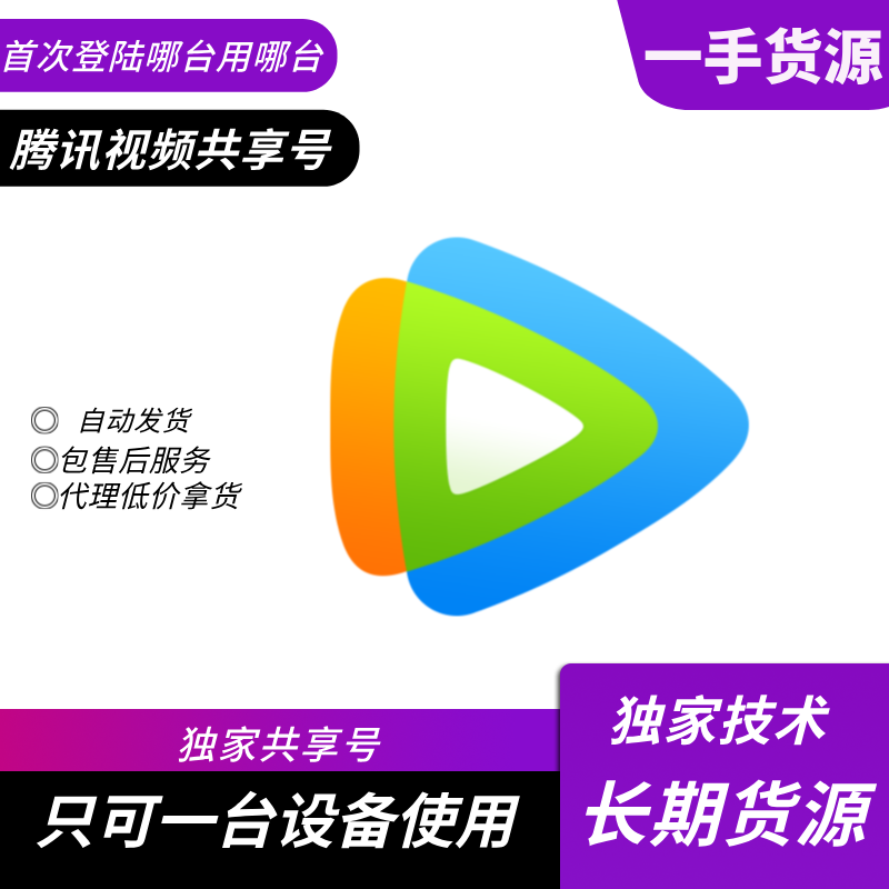 【共享接码登录】腾讯视频SVIP会员1天（只限手机平板电脑使用）