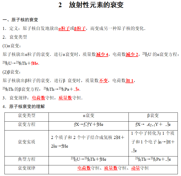 352放射性元素的衰变1