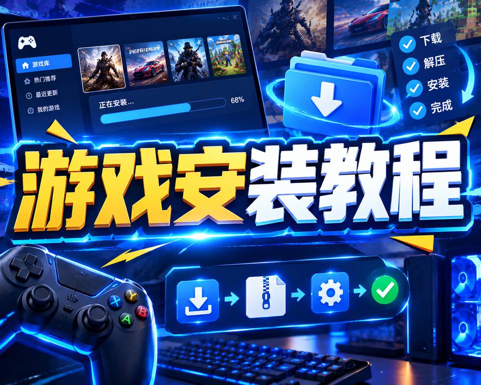 【游戏安装教程】通用所有电脑游戏-电玩纪元